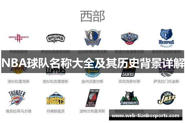 NBA球队名称大全及其历史背景详解